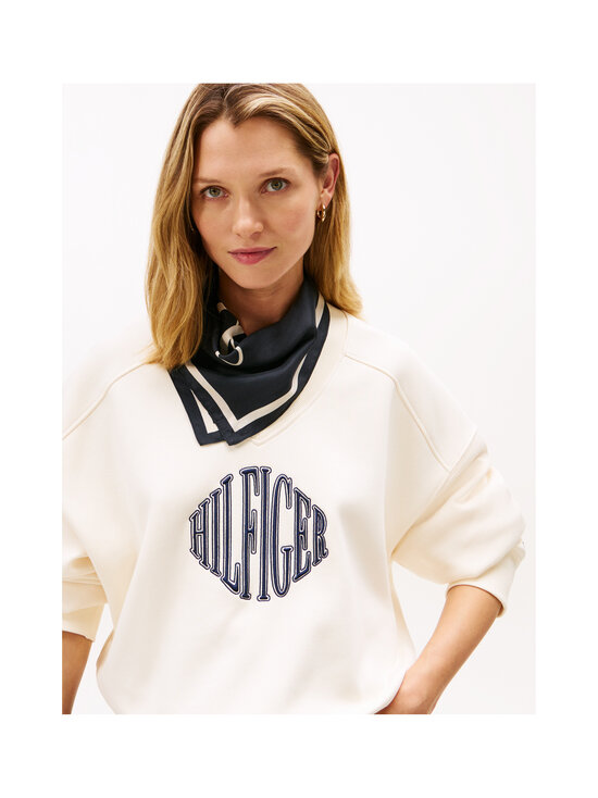 Tommy Hilfiger - Varsity V-neck Fleece -collegepaita - AEF CALICO | Stockmann - photo 4