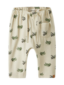 Lil' Atelier - Trikoopüksid NbmLayo Geu Loose - COCONUT MILK AOP:AIRPLANE | Stockmann