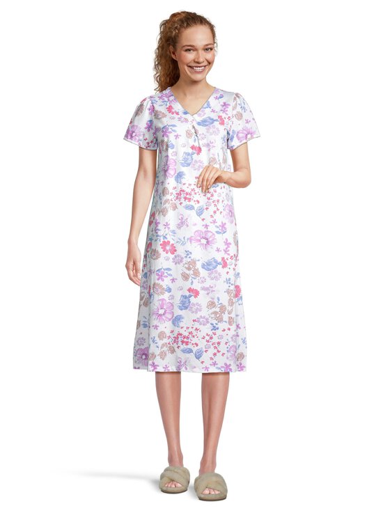 Damella - Summer Flower -yöpaita - 324 BLUE/PINK - photo 2 Damella - Summer Flower -yöpaita - 324 BLUE/PINK | Stockmann - photo 2
