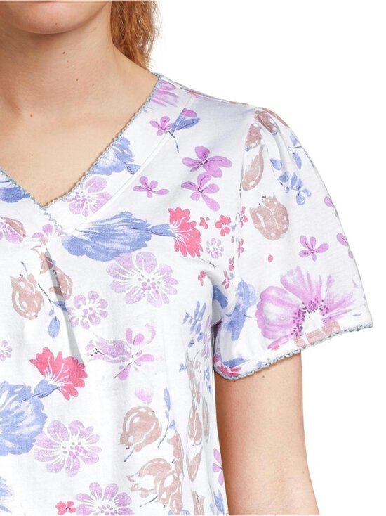 Damella - Summer Flower -yöpaita - 324 BLUE/PINK - photo 4 Damella - Summer Flower -yöpaita - 324 BLUE/PINK | Stockmann - photo 4