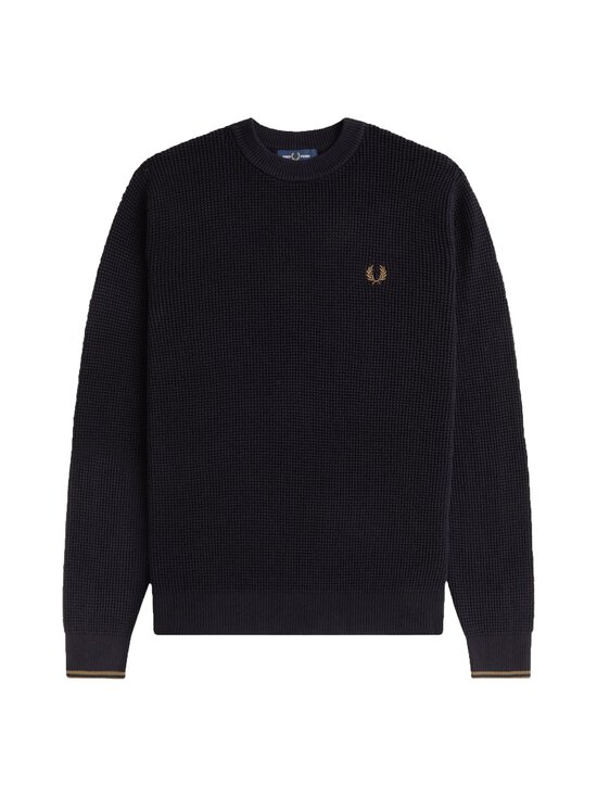 Fred Perry - Waffle Stitch -neule - 102 BLACK | Stockmann - photo 1