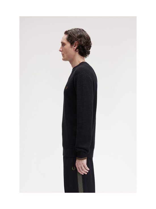 Fred Perry - Waffle Stitch -neule - 102 BLACK | Stockmann - photo 5