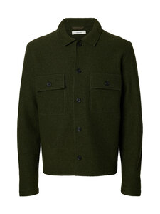 Selected - SlmNealy Workwear vilnas krekljaka - FOREST NIGHT | Stockmann
