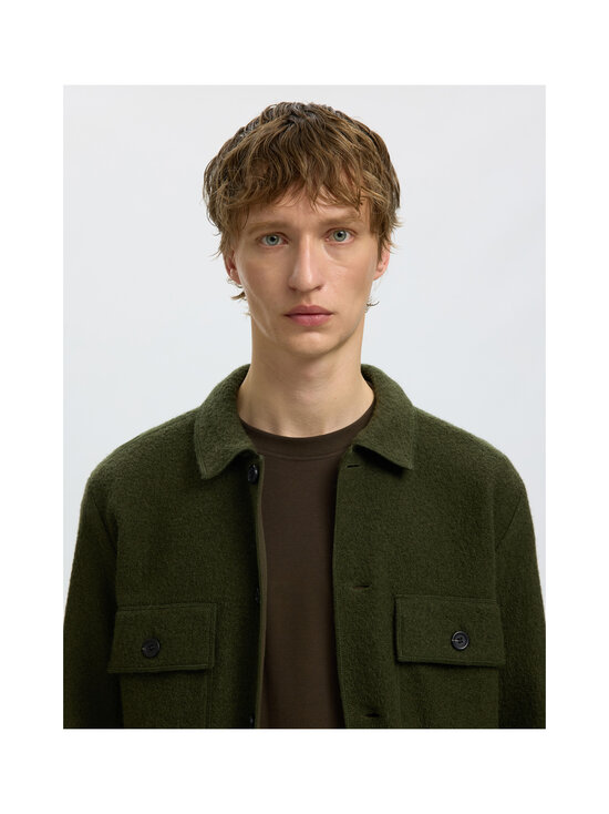 Selected - SlmNealy Workwear vilnas krekljaka - FOREST NIGHT | Stockmann - photo 6