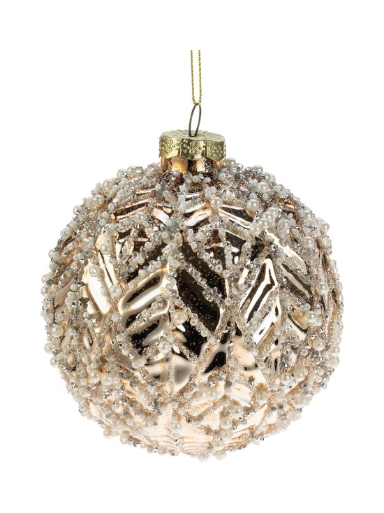 Weiste - Glitter Pearls -lasipallo 10 cm - GOLD | Stockmann - photo 1