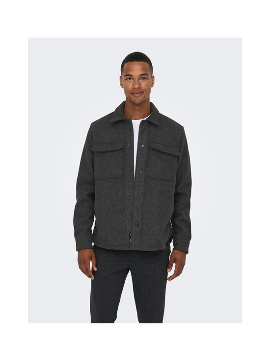 Only & Sons - OnSash-päällyspaita - BLACK - photo 3 Only & Sons - OnSash-päällyspaita - BLACK | Stockmann - photo 3