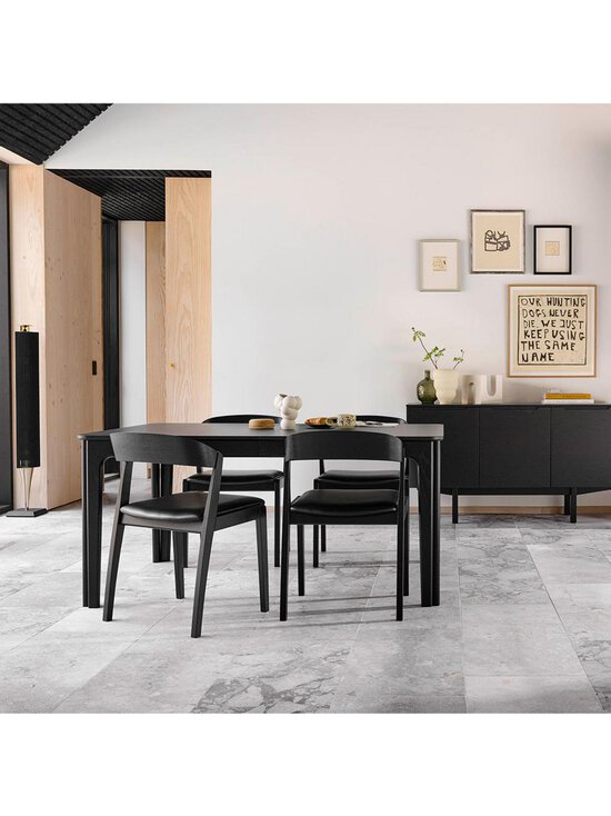 Skovby Möbelfabrik - #26- jatkettava ruokapöytä musta tammiviilu 101 x 155/308 cm - BLACK | Stockmann - photo 2
