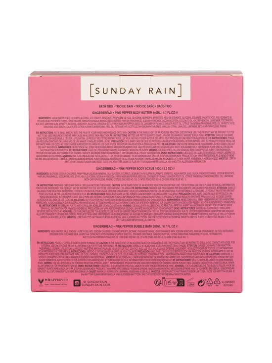 Sunday Rain - Gingerbread + Pink Pepper Trio -ihonhoitopakkaus - NOCOL | Stockmann - photo 3