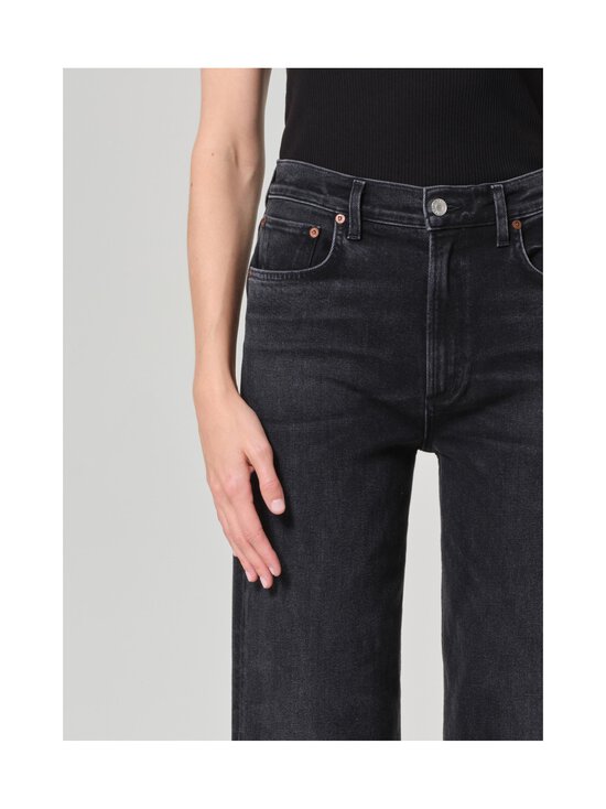 AGOLDE - High Rise Wide Leg -farkut - TUR HUSH (WASHED SATURATED BLACK) | Stockmann - photo 4