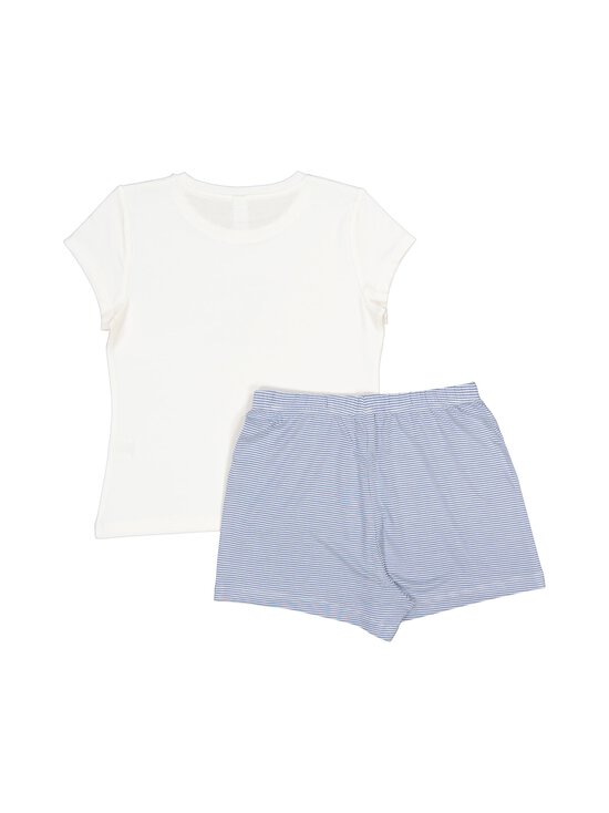 Lindex - Pidžamas komplekts t-krekls un pidžamas šorti - 300 OFF WHITE | Stockmann - photo 2