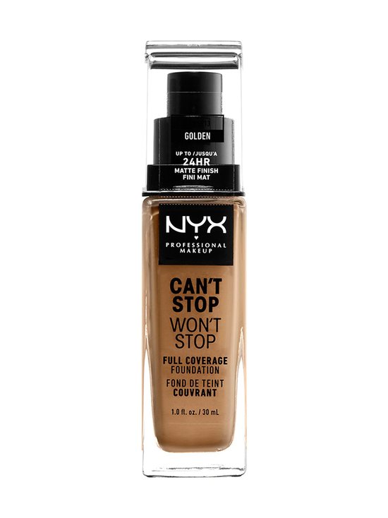 NYX Professional Makeup - Can’t Stop Won’t Stop Full Coverage Foundation -meikkivoide 30 ml - 13 GOLDEN - photo 1 NYX Professional Makeup - Can’t Stop Won’t Stop Full Coverage Foundation -meikkivoide 30 ml - 13 GOLDEN | Stockmann - photo 1