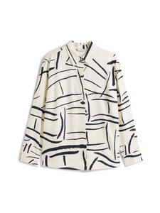 Tommy Hilfiger Curve - Viskoostviidist särk - 0K4 FLAG FEATHERS CALICO | Stockmann