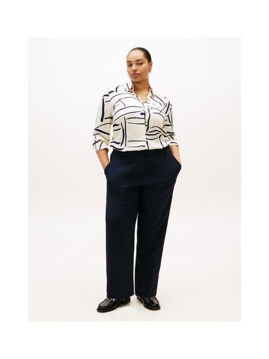 Tommy Hilfiger Curve - Viskoostviidist särk - 0K4 FLAG FEATHERS CALICO | Stockmann - photo 2
