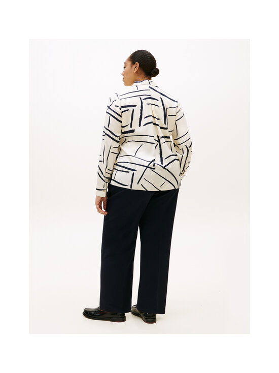 Tommy Hilfiger Curve - Viskoostviidist särk - 0K4 FLAG FEATHERS CALICO | Stockmann - photo 3