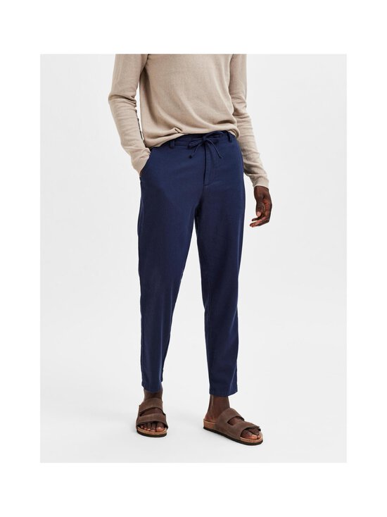 Selected - SlhSlimtape Brody -pellavasekoitehousut - DARK SAPPHIRE | Stockmann - photo 6