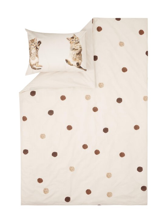 Snurk - Kitten Friends gultas veļas komplekts - BEIGE - photo 1 Snurk - Kitten Friends gultas veļas komplekts - BEIGE | Stockmann - photo 1