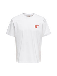 Only & Sons - T-särk OnsFred Life Foodie Relax - BRIGHT WHITE PRINT:TUESDAY TACO CLUB | Stockmann
