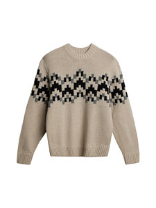 J.Lindeberg - Kudum Faris Fair Isle - U029 MOONBEAM | Stockmann