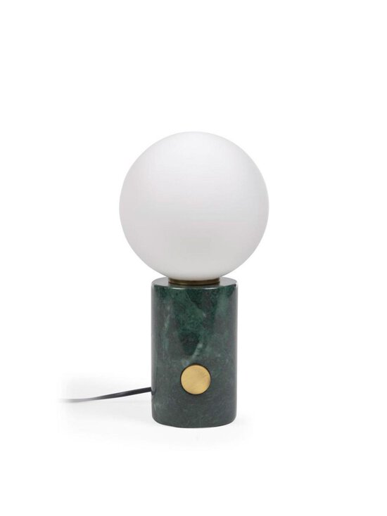 Kave Home - Lonela-pöytävalaisin vihreä marmori / messinki - GREEN | Stockmann - photo 1