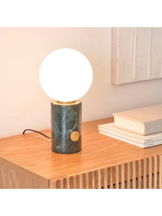 Kave Home - Lonela-pöytävalaisin vihreä marmori / messinki - GREEN | Stockmann - photo 2