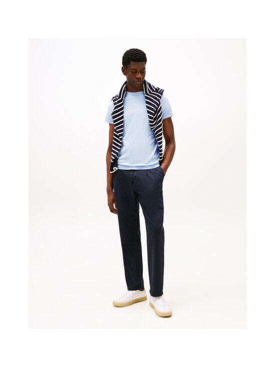 Tommy Hilfiger - Stretch Slim Fit t-paita - C1O BREEZY BLUE | Stockmann - photo 4