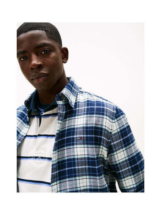 Tommy Jeans - Flannel Check krekls - C1G DARK NIGHT NAVY/BIG CHECK | Stockmann - photo 5