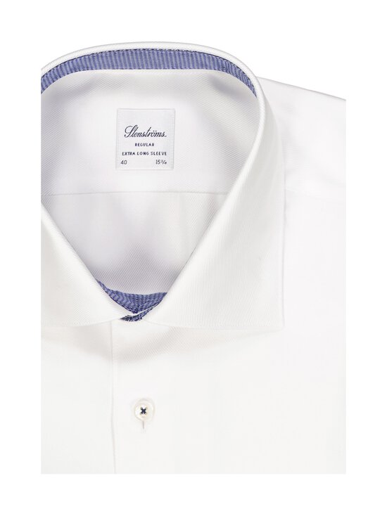 Stenströms - Regular Cuff Contrast -kauluspaita, erikoispitkät hihat - WHITE | Stockmann - photo 2