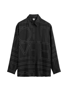 TOTEME - Classic embroidered -paitapusero - 001 BLACK | Stockmann