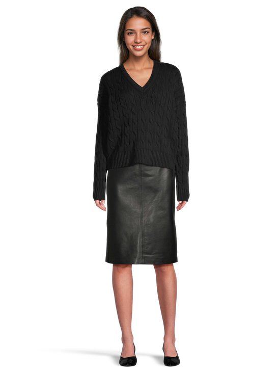 Lauren Ralph Lauren - Tedurph-palmikkoneulepusero - BLACK - photo 2 Lauren Ralph Lauren - Tedurph-palmikkoneulepusero - BLACK | Stockmann - photo 2
