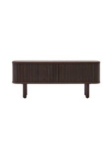 Kave Home - Mailen-tv-taso tumma saarni 120 x 50 cm - BLACK | Stockmann
