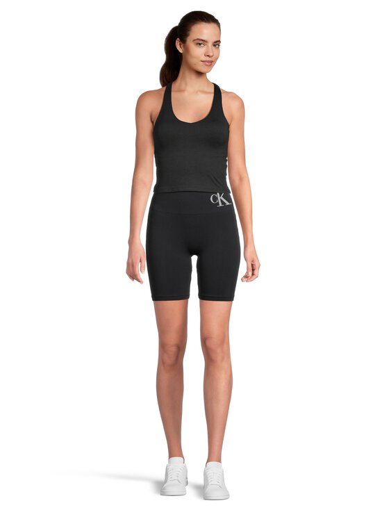 Calvin Klein - CK Women Biker -trikooshortsit - 001 BLACK | Stockmann - photo 3