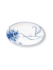 Pip Home - Serveerimistaldrik The Blue Bird White 25,5 x 16,5 cm - BLUE / WHITE | Stockmann