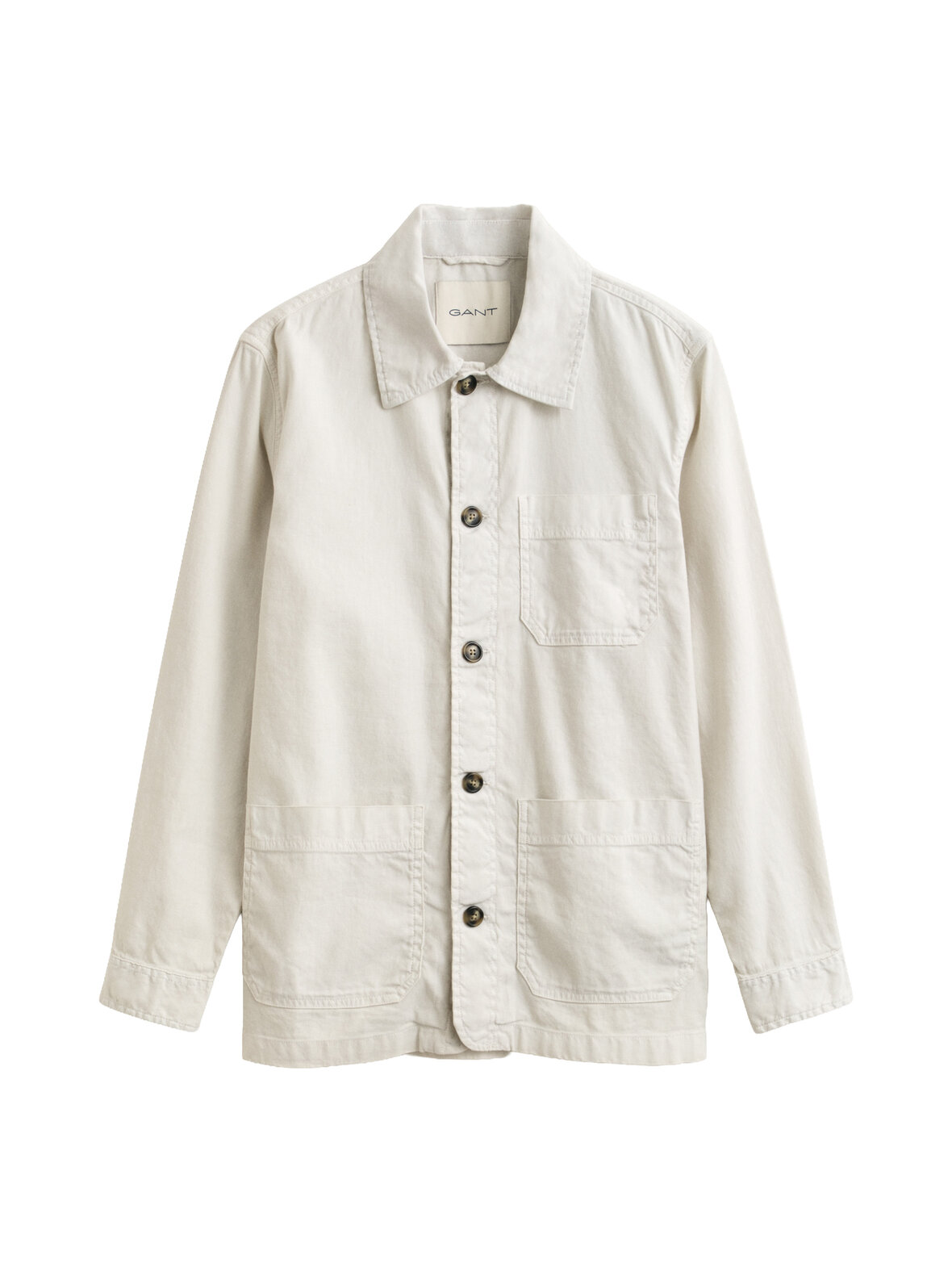 Regular cotton linen -päällyspaita