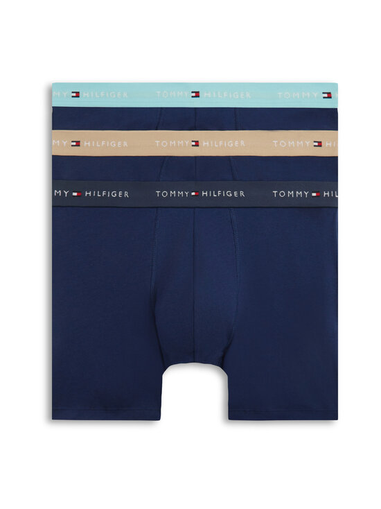 Tommy Hilfiger - Brief-bokserialushousut 3-pack - 0YW PTCH BLU/ARC AQU/DES | Stockmann - photo 1
