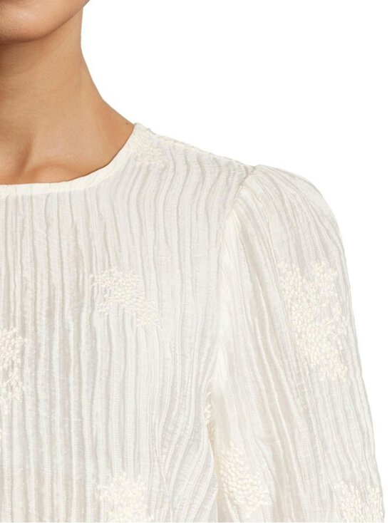 Object - ObjZelma 2/4 -pusero - WHITE SAND DETAIL:EMBROIDERY - photo 4 Object - ObjZelma 2/4 -pusero - WHITE SAND DETAIL:EMBROIDERY | Stockmann - photo 4