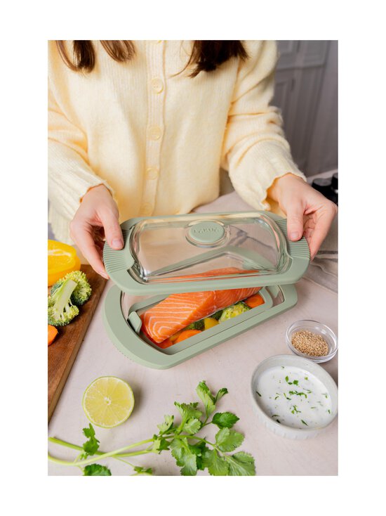 Lékué - Glass Steam Cooker -höyrytysastia - TRANSPARENT | Stockmann - photo 7