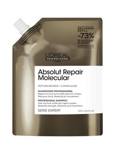 L'Oréal Professionnel - Absolut Repair Molecular Shampoo Refill -shampoo, täyttöpakkaus, 500ml | Stockmann
