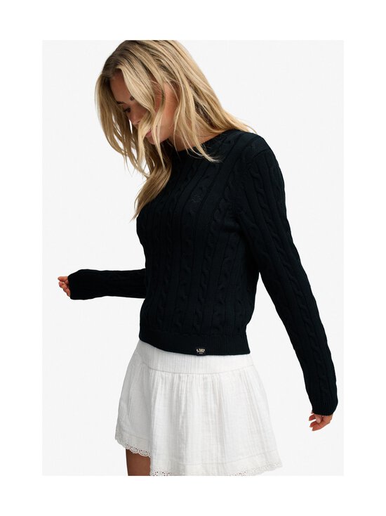Superdry - Essentials-palmikkoneule - 98T ECLIPSE NAVY | Stockmann - photo 3
