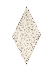 Maison Kitsuné - Poetic Paris -huivi - M186 WHITE/BLACK | Stockmann