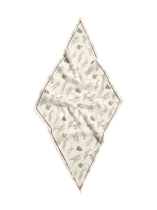 Maison Kitsuné - Poetic Paris -huivi - M186 WHITE/BLACK | Stockmann - photo 3