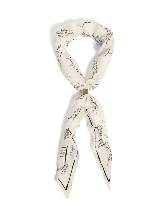 Maison Kitsuné - Poetic Paris -huivi - M186 WHITE/BLACK | Stockmann - photo 4