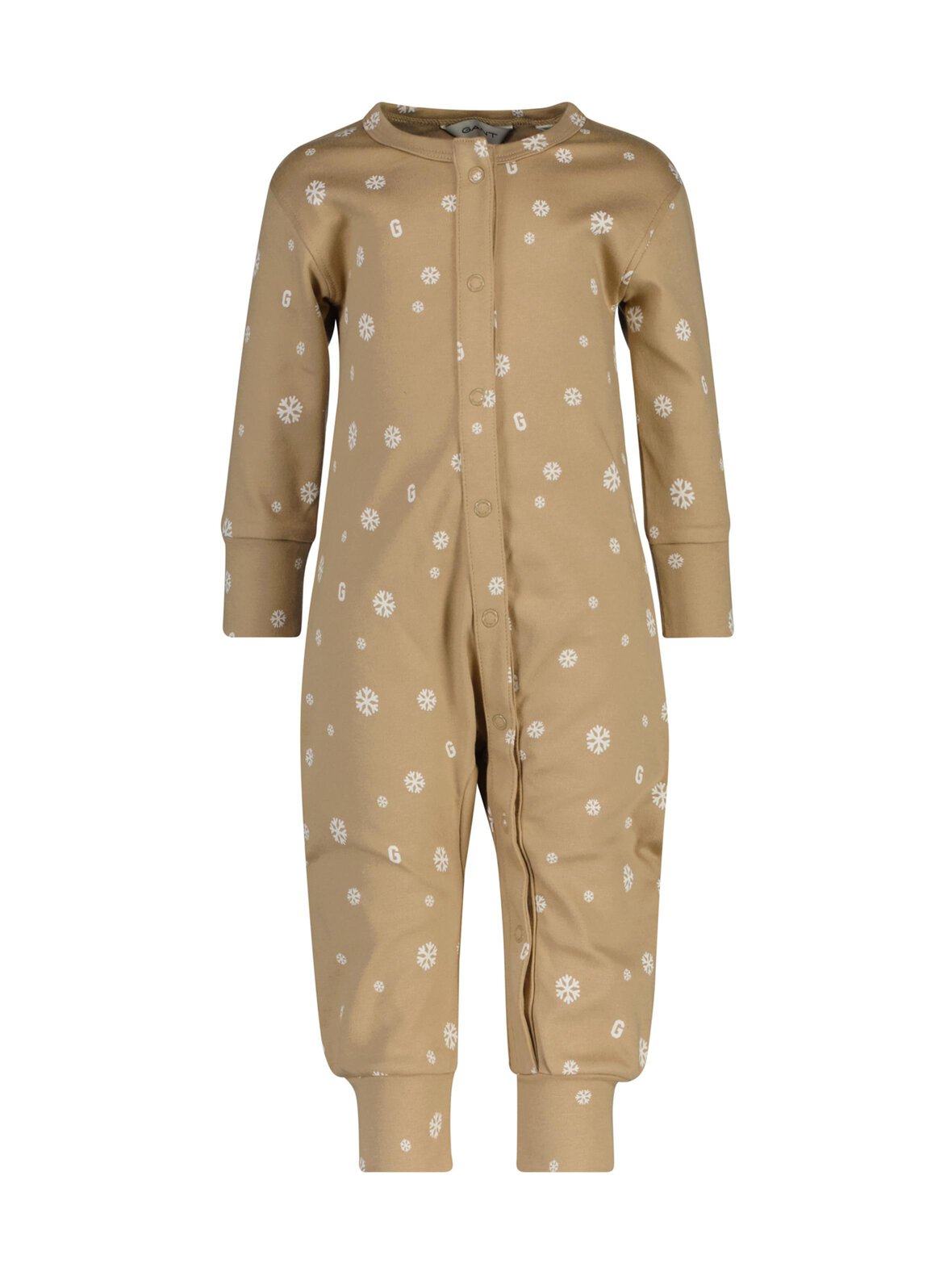 Snowflake and print pajama -trikoopuku