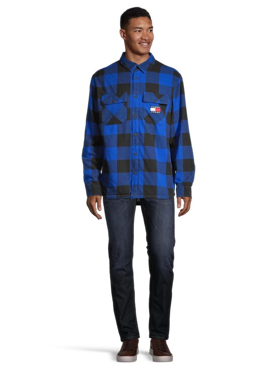 Tommy Jeans - Sherpa Flaneļa krekls - C65 COBALT/ CHECK - photo 2 Tommy Jeans - Sherpa Flaneļa krekls - C65 COBALT/ CHECK | Stockmann - photo 2