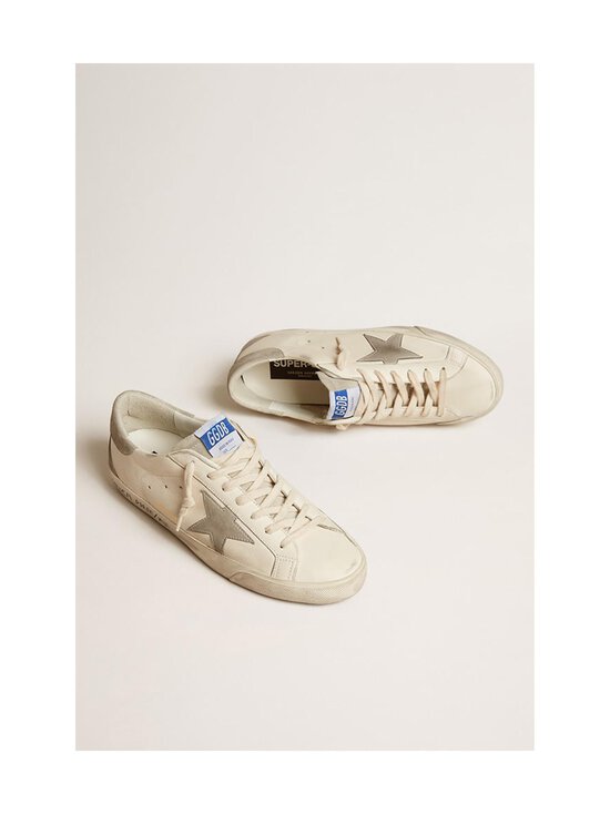 GOLDEN GOOSE - Super Star Nappa Upper -nahkasneakerit - WHITE/ICE/GREY | Stockmann - photo 3