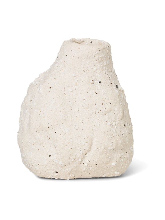 OFF-WHITE STONE Ferm Living Vulca Mini Vase -vaasi |6 x 7,5 x 5,5 cm |  Maljakot | Stockmann