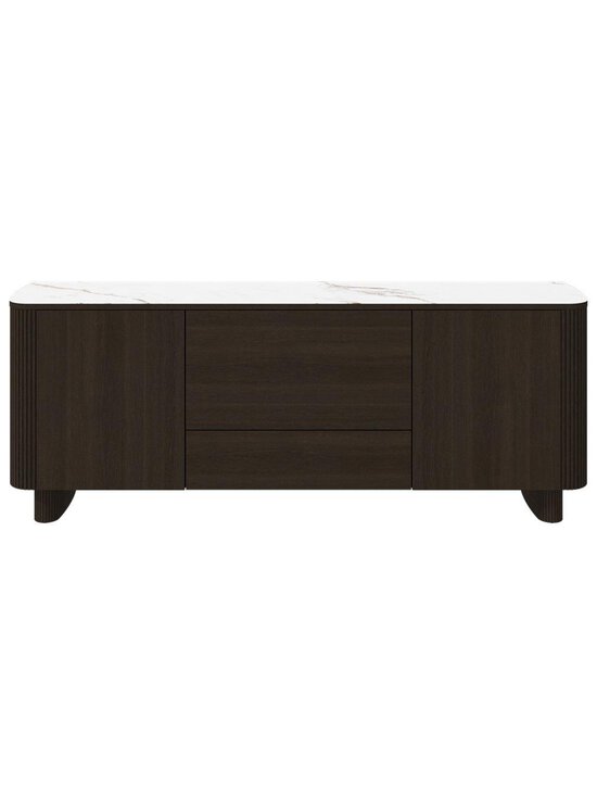 BoConcept - Santiago-senkki valkoinen keraamiikka / tumma tammi L 200 cm - BROWN | Stockmann - photo 1