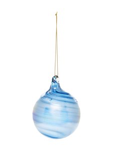 Casa Stockmann - Glossy Glass Ball -joulukoriste - BLUE | Stockmann