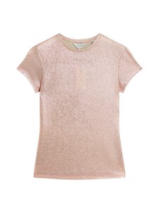 Ted Baker London - Latrina Metallic Jersey Fitted t-paita - PINK | Stockmann