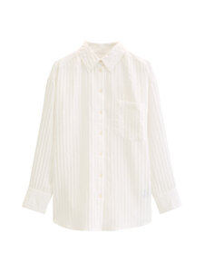 Marc O'Polo - Boyfriend shape -paitapusero - 932 GREY WHITE | Stockmann