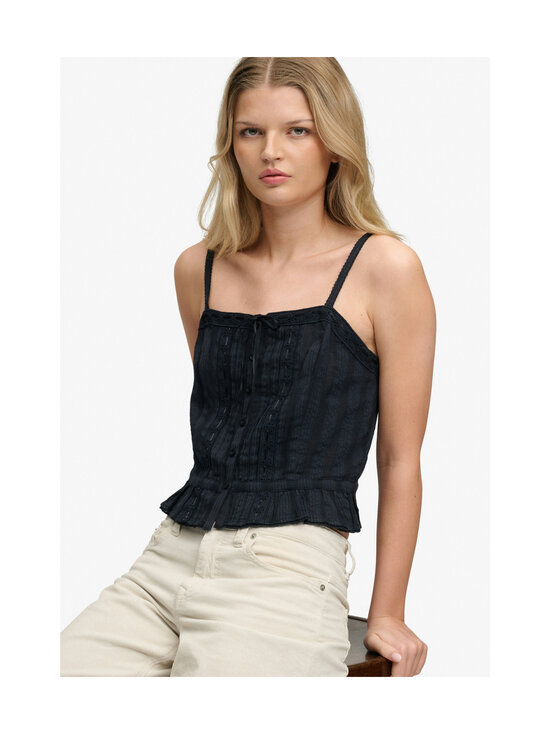 Superdry - Lace Cami -toppi - 98T ECLIPSE NAVY | Stockmann - photo 4